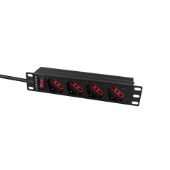 Lanview 1U 10 inch 4 port Type F/J